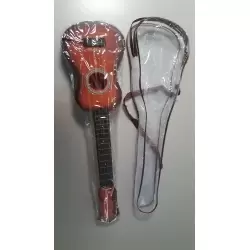 Violão fabricado em um plástico que imita à madeira