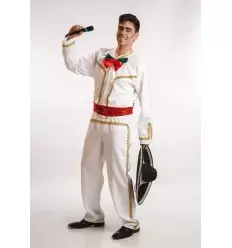 Fato branco mexicano em tamanho 52