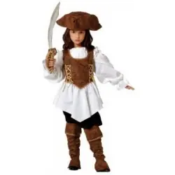 Disfraz pirata bucanera niÑa infantil