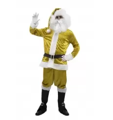 DISFRAZ PAPÁ NOEL AMARILLO ADULTO