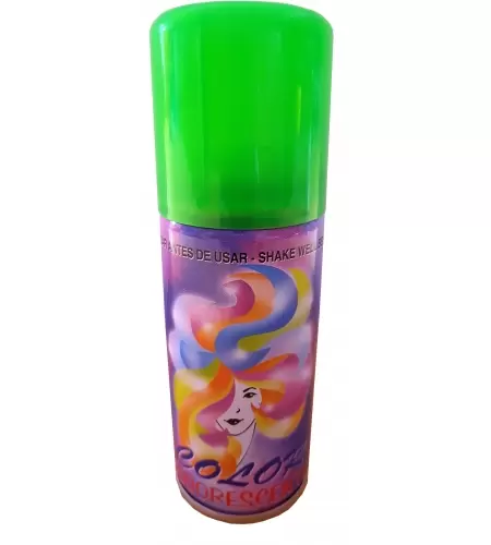 Hair spay fluorescent