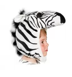 CABEZA PELUCHE CEBRA