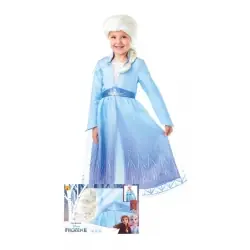 DISFRAZ ELSA CON PELUCA FROZEN2 EN CAJA