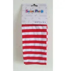 PANTY A RAYAS ROJO Y BLANCO ADULTO