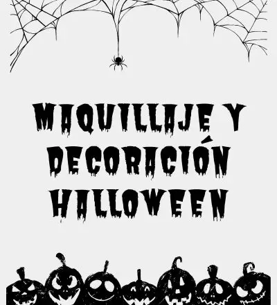 maquillaje y decoracion Halloween